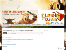 Tablet Screenshot of clashofclansnation.com